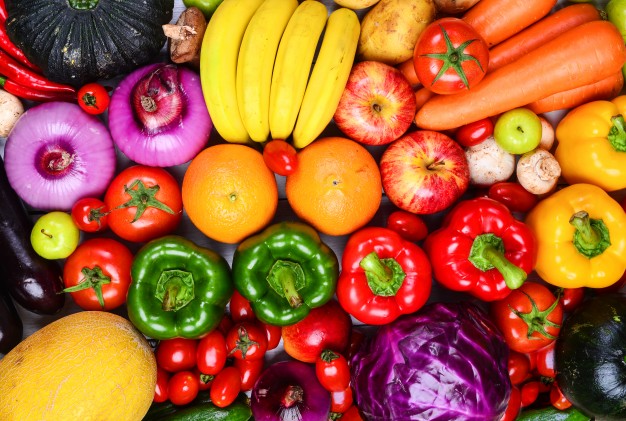 ¿Qué importancia tienen los colores en las frutas y las verduras?